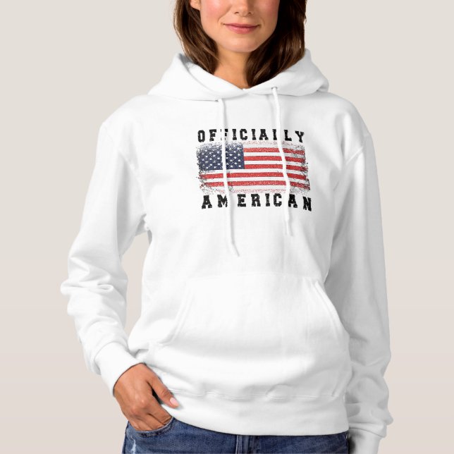Sudadera El nuevo regalo de un ciudadano estadounidense: Or (Anverso)