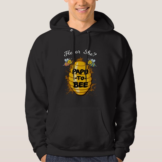 Sudadera Él O Ella Se Pone A Apostar Para La Invitación De  (Anverso)