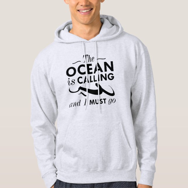 Sudadera El Océano Está Llamando (Anverso)