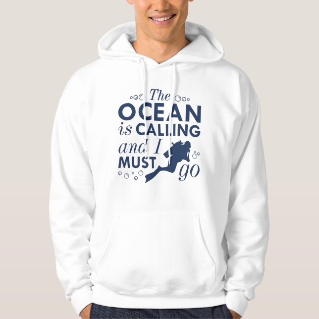 Sudadera El océano llama (Anverso)