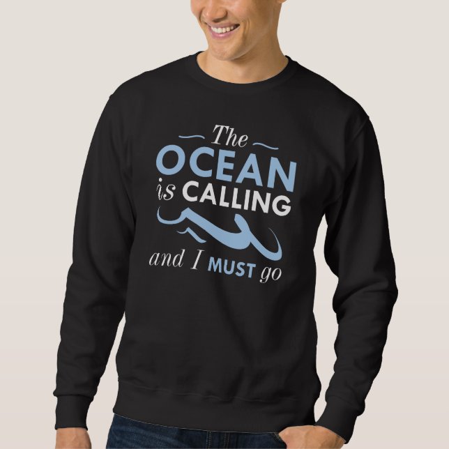 Sudadera El océano llama (Anverso)