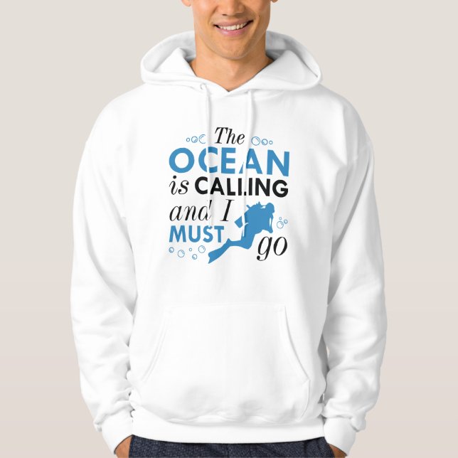 Sudadera El océano llama (Anverso)