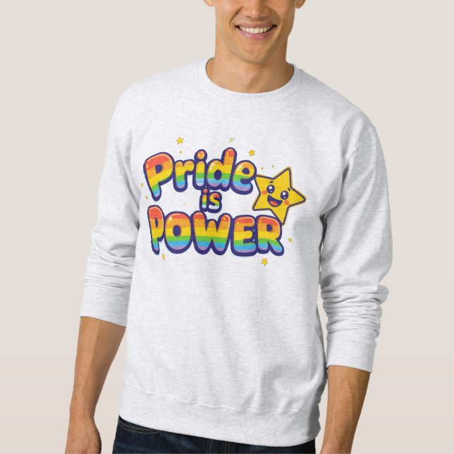 Sudadera El orgullo es el poder (Anverso)