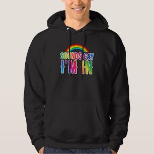 Sudadera El orgullo gay suena gay, estoy en Lgbtq