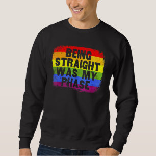Sudadera El Orgullo LGBT de ser franco fue mi fase Rainbow