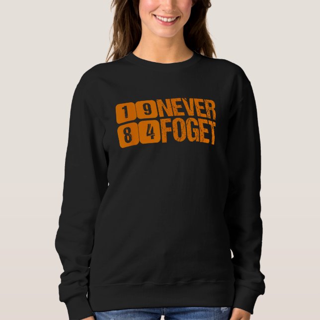 Sudadera El Orgullo Sikh nunca olvida el Punjabi Singh 1984 (Anverso)