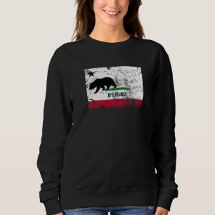 Sudadera El Oso De California Saliendo De California De Cam
