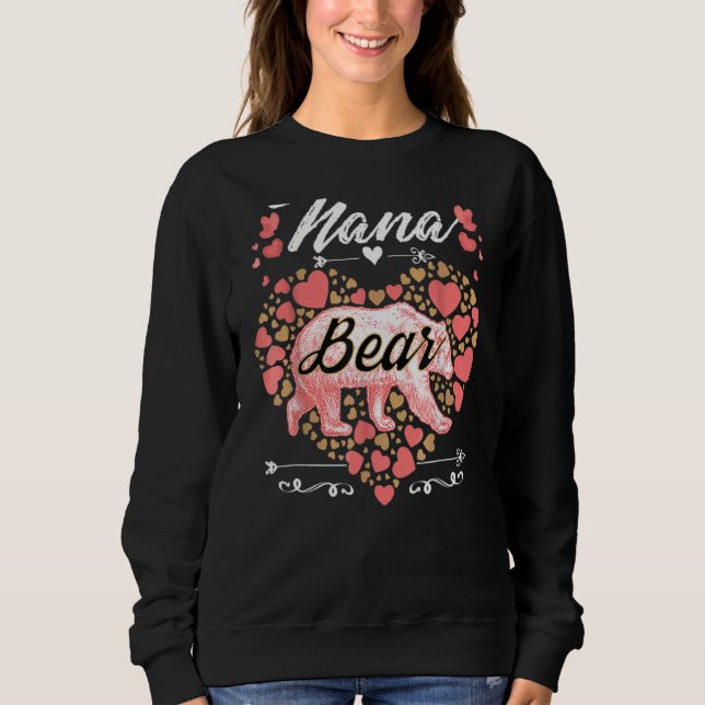 Sudadera El oso Nana para las mujeres se aburre el día de l (Anverso)