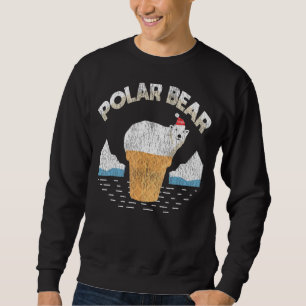 Sudadera El oso polar asombroso amante del oso polar