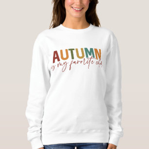 Sudadera El otoño es mi color favorito