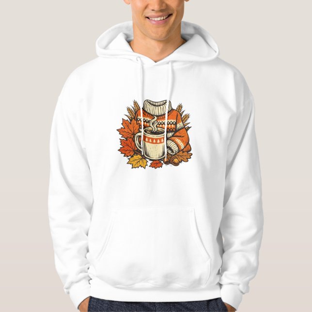 Sudadera El Otoño Es Mi Lugar Feliz (Anverso)