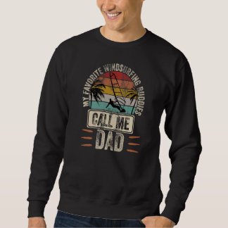 Sudadera El padre del windsurfista es mi canal favorito de
