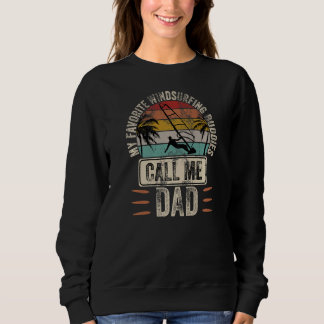 Sudadera El padre del windsurfista es mi canal favorito de