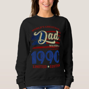 Sudadera El padre más grande del mundo nació en 1990, 32º c