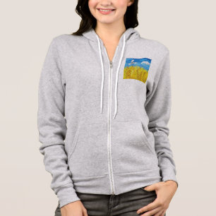 Sudadera El paisaje de la bandera de Ucrania