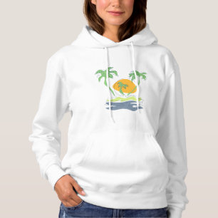 Sudadera El paisaje de las playas de las islas tropicales.