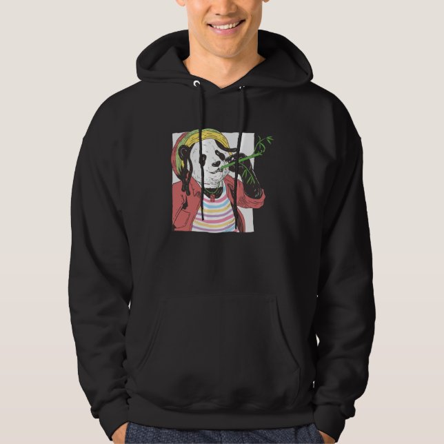 Sudadera El Panda Reggae Rasta es mi animal espiritual (Anverso)