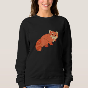 Sudadera El Panda Rojo Chino Animal Forestal de Fauna Silve