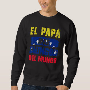 Sudadera El Pap Mas Chingn Del Mundo Bandera Venezuela