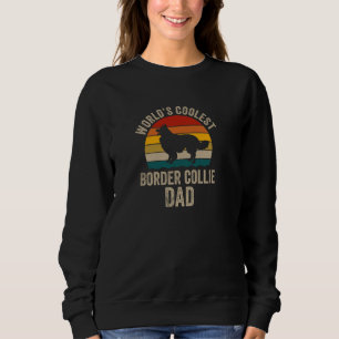 Sudadera El papá de Border Collie más genial del mundo retr
