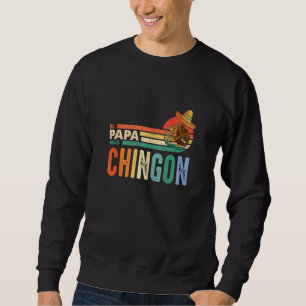 Sudadera El Papa Mas Chingon Para Hombres Papá Español Mexi