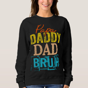 Sudadera El papa retro transición papá papá papá papá papá