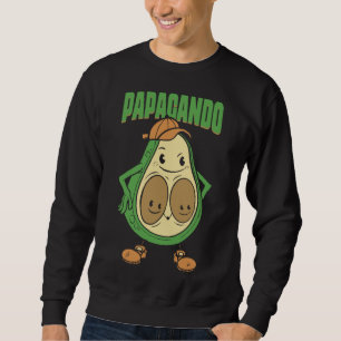 Sudadera El papacado vegan el amor de la fruta del día del