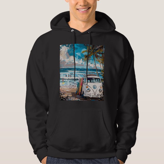 Sudadera El paraíso de los surfistas (Anverso)
