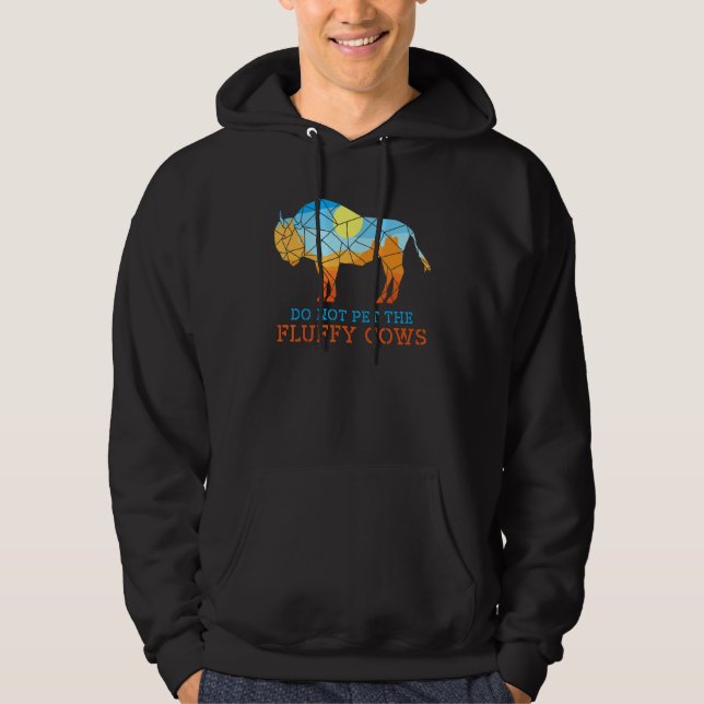 Sudadera El Parque Nacional Bison Tee No Mascota A Las Vaca (Anverso)