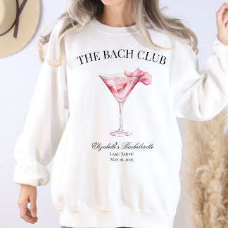 Sudadera El paseo de Bachelorette Chica Bach Club Pink Cock