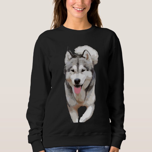 Sudadera El paseo Husky (Anverso)