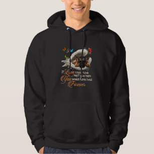 Sudadera El Pastor Alemán Paw Ama La Pérdida De Perro Hermo