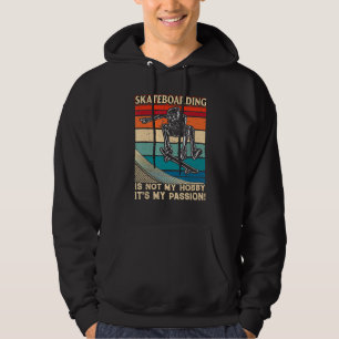 Sudadera El patinaje no es mi afición, es mi diversión de p