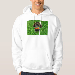 Sudadera El pavo orgulloso de SlipperyJoe come jamón colgar