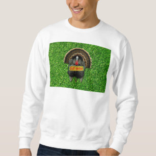Sudadera El pavo orgulloso de SlipperyJoe come jamón colgar