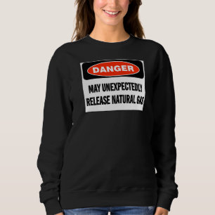 Sudadera El peligro del chiste puede liberar de forma inesp