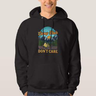 Sudadera El pelo del campamento no importa - Camping divert