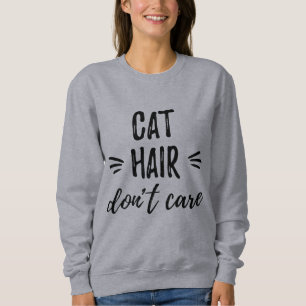 Sudadera El pelo del gato no cuida la camiseta