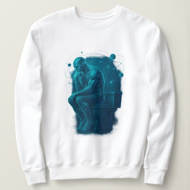 Sudadera El pensador en el trono (Anverso del diseño)