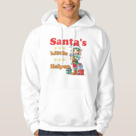 Sudadera El pequeño ayudante de Kawaii Santa por él