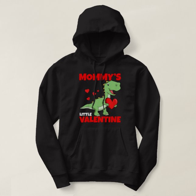Sudadera El pequeño valentin de la madre Día de San Valentí (Diseño del anverso)
