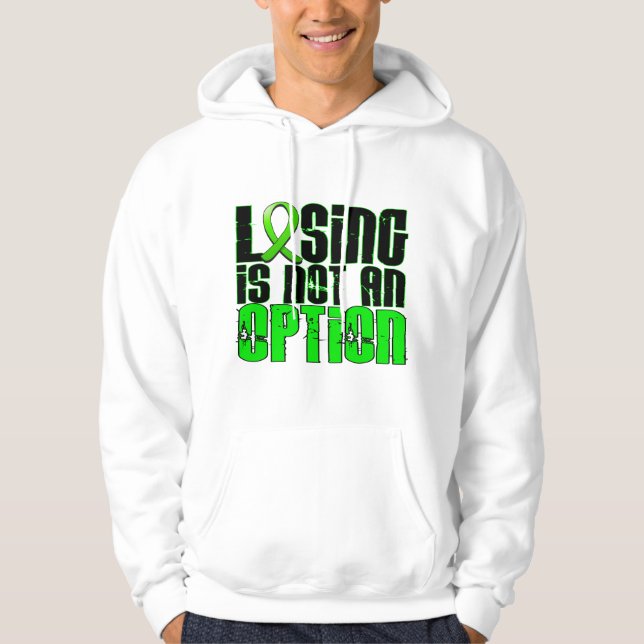 Sudadera El perder no es un linfoma Non-Hodgkin de la (Anverso)