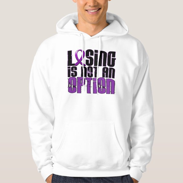 Sudadera El perder no es una epilepsia de la opción (Anverso)
