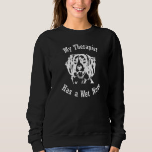 Sudadera El perro de Kooikerhondje Mi terapeuta tiene la na
