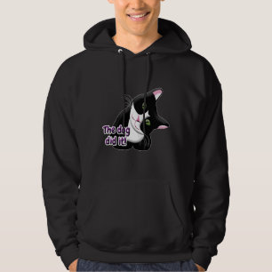 Sudadera El perro lo hizo Cat