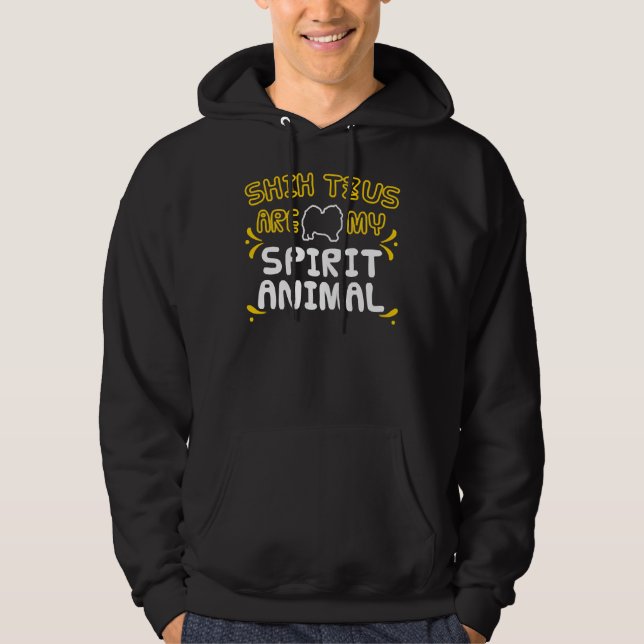 Sudadera El Perro Perro Perro Perro Cachorro Shih Tzus Es M (Anverso)