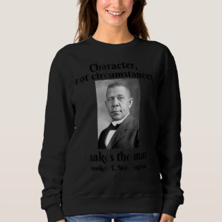 Sudadera El personaje de Booker T Washington hace que el ho