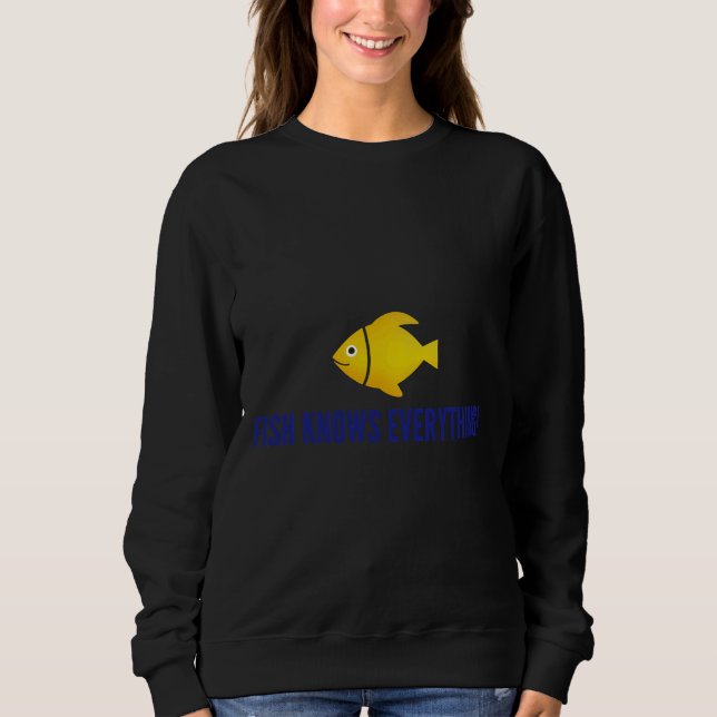 Sudadera El pescado lo sabe todo (Anverso)