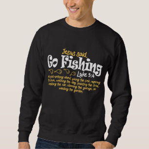 Sudadera El Pescador Jesús Dijo Que Fuera A Pescar Regalo D