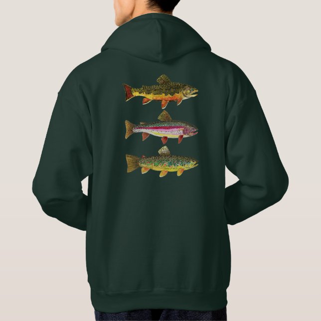Sudadera El pescador truco (Reverso)